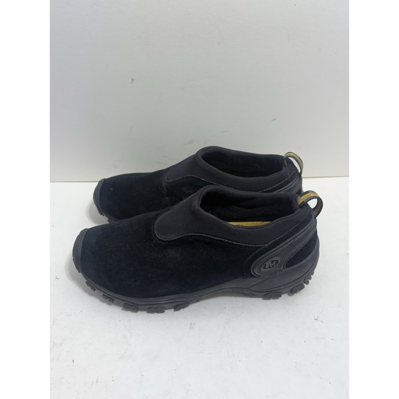 Merrell Satellite Moc Mens 9 Black Slip On Comfort Casual Clogs Shoes Loafers - Picture 4 of 7